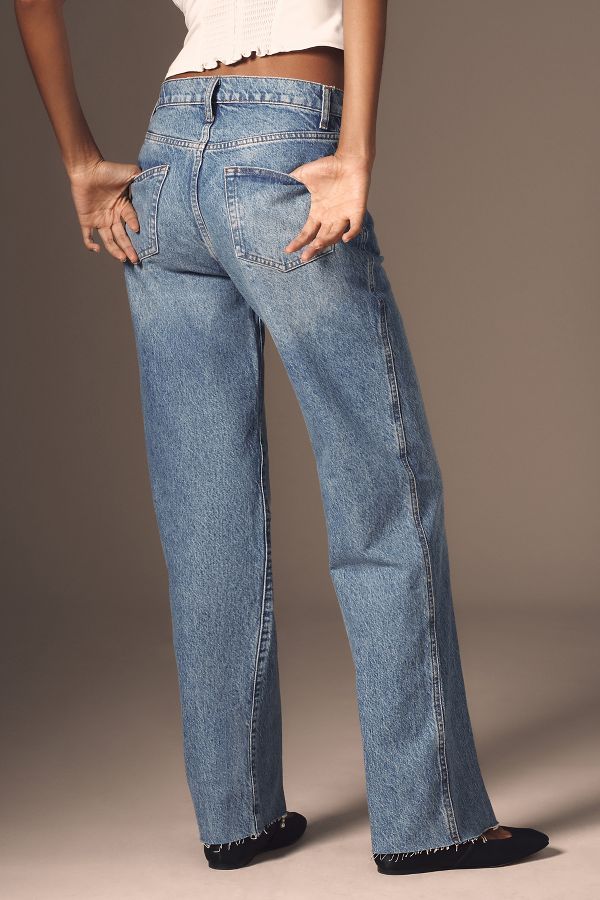 Slide View: 3: Reformation Val 90s Mid-Rise Straight-Leg Jeans