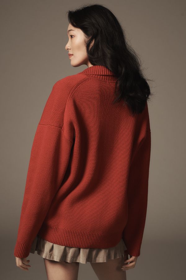 Slide View: 2: Reformation Brooklyn Polo Sweater