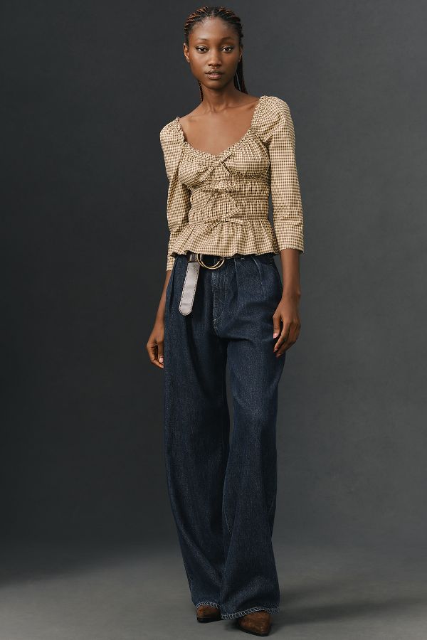 Slide View: 3: Reformation Lauryn Top