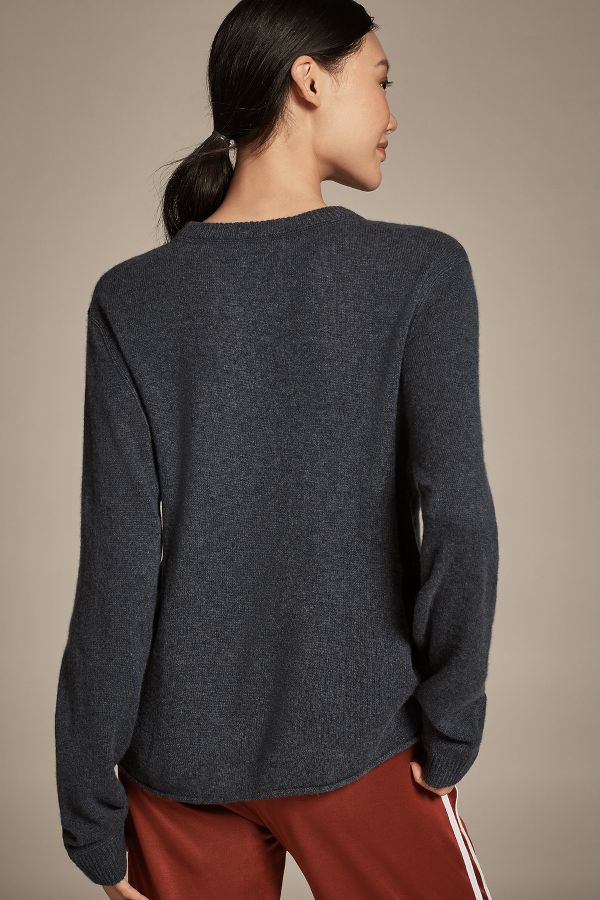 Slide View: 2: Reformation Boyfriend Cashmere Crew-Neck Sweater