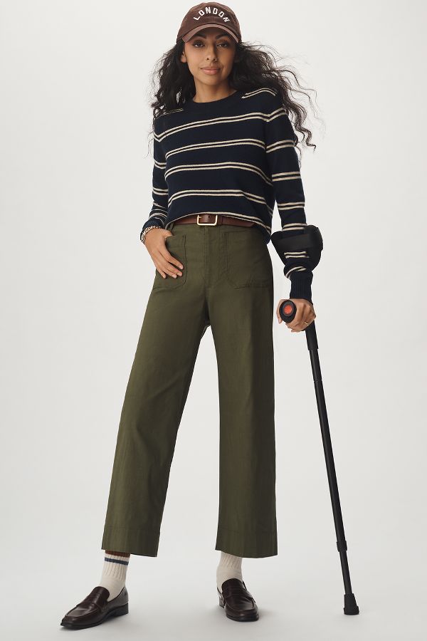 Slide View: 4: Reformation Dana Cashmere Crew Sweater