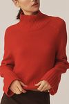 Thumbnail View 4: Reformation Brooke Cashmere Cropped Turtleneck Sweater