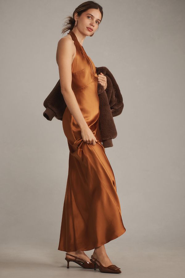 Slide View: 3: Reformation Daniela Silk Dress