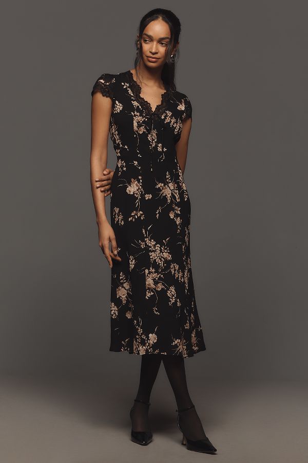 Slide View: 1: Reformation Tiffie Midi Dress