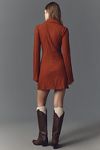 Thumbnail View 2: Reformation Benton Ribbed Button-Front Sweater Mini Dress