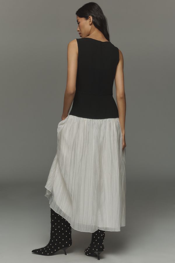 Slide View: 2: Reformation Cyra Sleeveless Twofer Maxi Dress