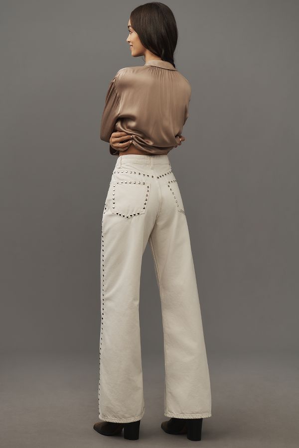 Slide View: 5: Reformation Cary High-Rise Slouchy Wide-Leg Jeans