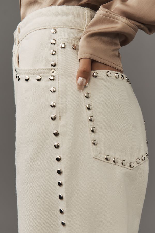 Slide View: 6: Reformation Cary High-Rise Slouchy Wide-Leg Jeans