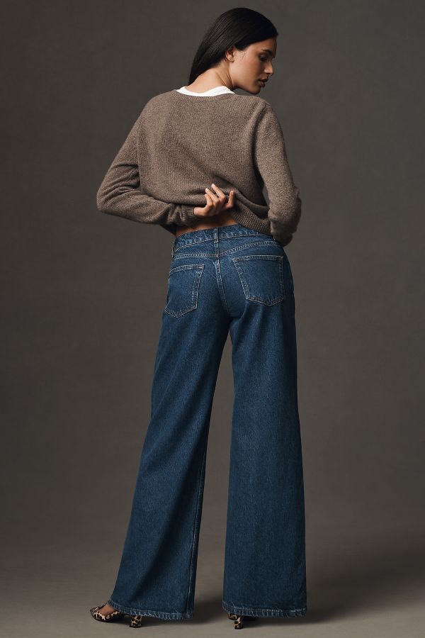 Slide View: 3: Reformation Cary Low-Rise Slouchy Wide-Leg Jeans