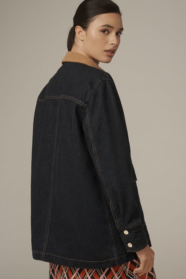 Slide View: 2: Reformation Archer Denim Jacket