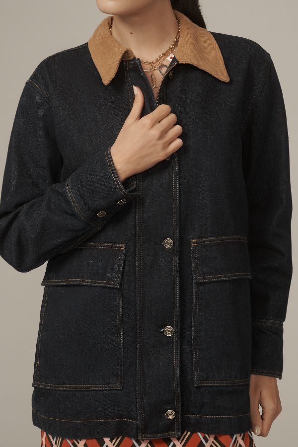 Slide View: 4: Reformation Archer Denim Jacket