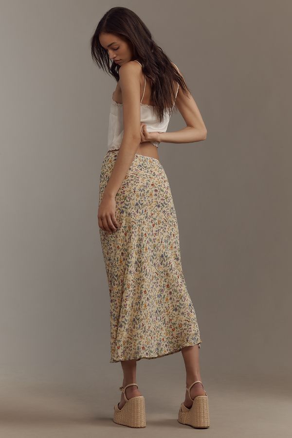 Slide View: 3: Reformation Layla Midi Slip Skirt