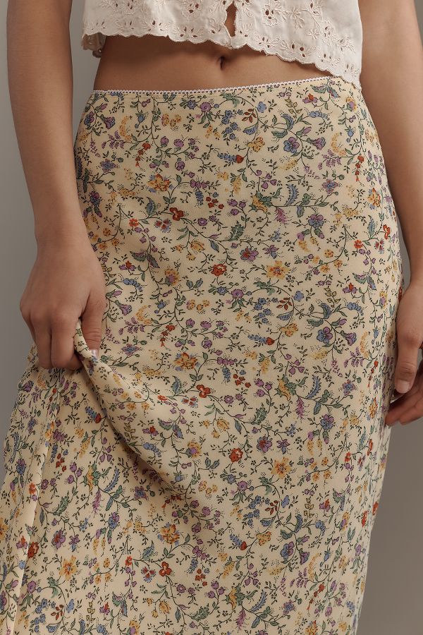 Slide View: 4: Reformation Layla Midi Slip Skirt