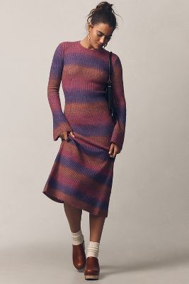 SIMONMILLER Axon Knit Midi Dress