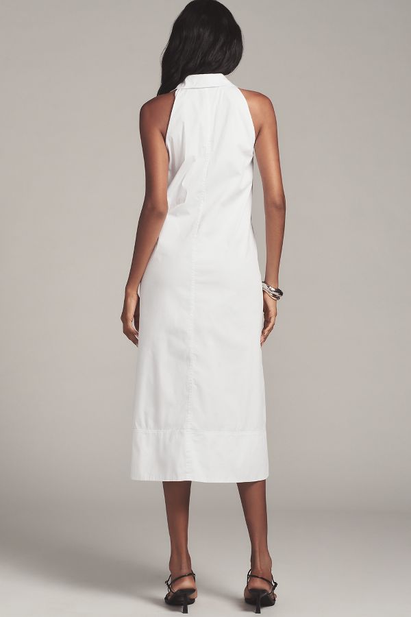 Slide View: 3: SIMONMILLER Nava Poplin Midi Dress