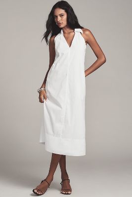 SIMONMILLER Nava Poplin Midi Dress