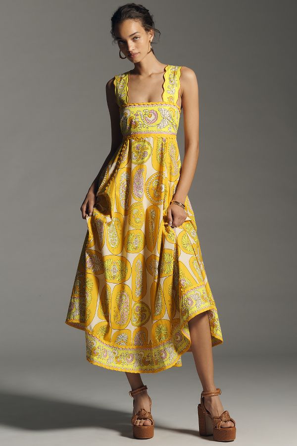 Slide View: 1: ALÉMAIS Diana Summer Midi Dress