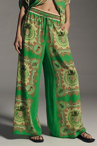 Slide View: 2: ALÉMAIS La Musica Relaxed Silk Pants