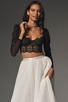 Thumbnail View 1: The Giselle Lace Bustier: Long-Sleeve Edition