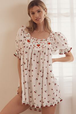 For Love & Lemons Beaded Chemise