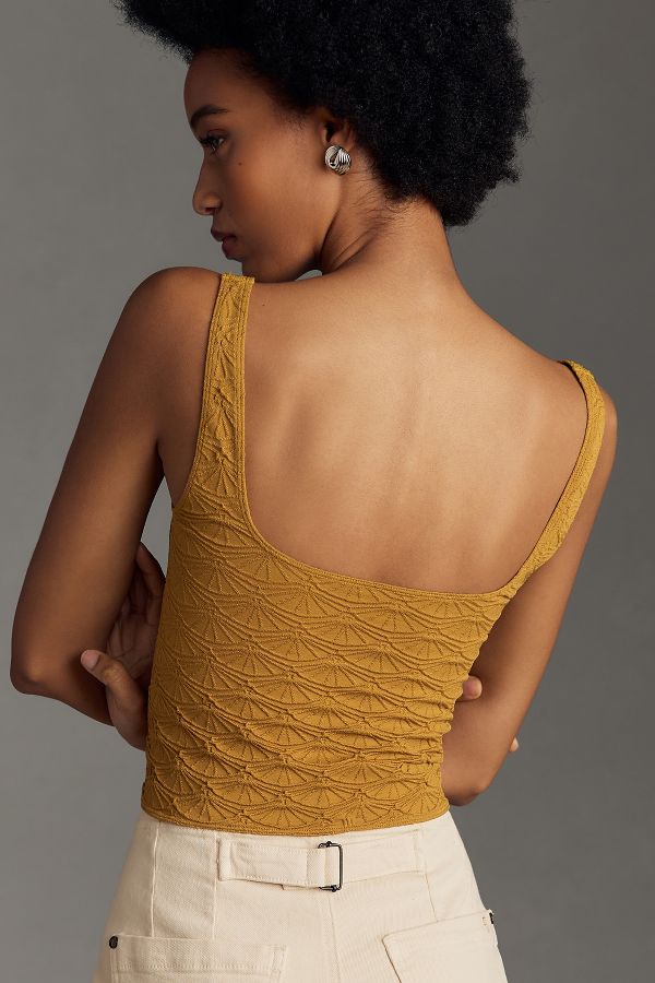 Slide View: 2: The Hannah Seamless Textured Tank