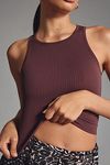 Thumbnail View 4: The Reegan Seamless Ribbed Cropped Tank Top