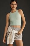 Thumbnail View 1: The Reegan Seamless Ribbed Cropped Tank Top