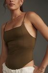 Thumbnail View 2: The Renna Seamless Square-Neck Bodysuit