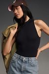 Thumbnail View 3: The Reegan Seamless Mock-Neck Ribbed Bodysuit