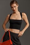 Thumbnail View 1: By Anthropologie Seamless Ribbed Square-Neck Tank