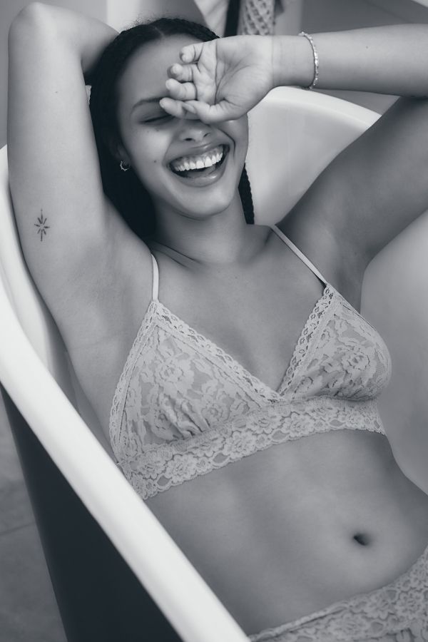 Slide View: 8: By Anthropologie Lace Triangle Bra