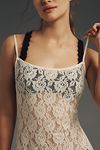 Thumbnail View 4: By Anthropologie Lace Godet Maxi Slip Dress