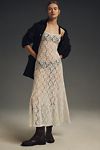 Thumbnail View 1: By Anthropologie Lace Godet Maxi Slip Dress