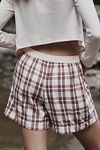 Thumbnail View 4: By Anthropologie Flanell Boxer Shorts