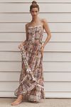 Thumbnail View 1: By Anthropologie Sleeveless Eyelet-Trimmed Open-Back Maxi Dress