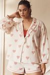 Thumbnail View 4: By Anthropologie Long-Sleeve Collared Pyjama Top