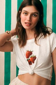 Slide View: 1: By Anthropologie Graphic Baby Tee