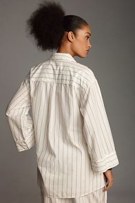 Slide View: 3: By Anthropologie Long-Sleeve Wrap Pajama Jacket