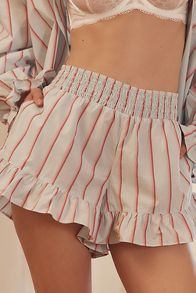 Slide View: 2: By Anthropologie Ruffle Boxer Shorts