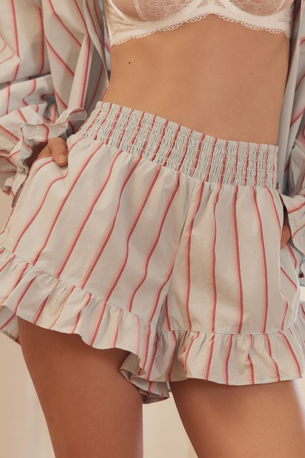 Slide View: 2: By Anthropologie Ruffle Boxer Shorts