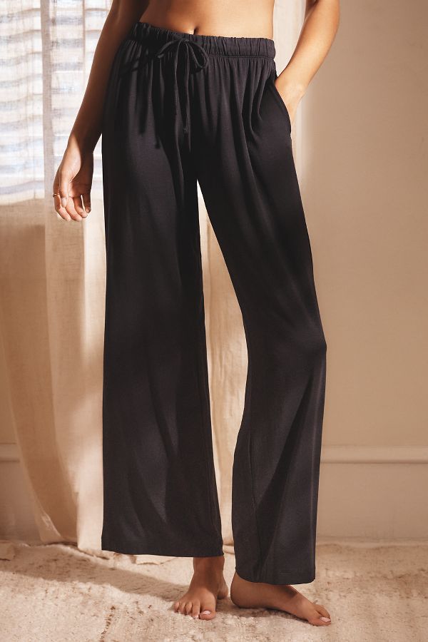 Slide View: 2: Eberjey Gisele Everyday Straight-Leg Lounge Pants