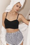 Thumbnail View 1: Eberjey Elon Relaxed Ribbed Bralette