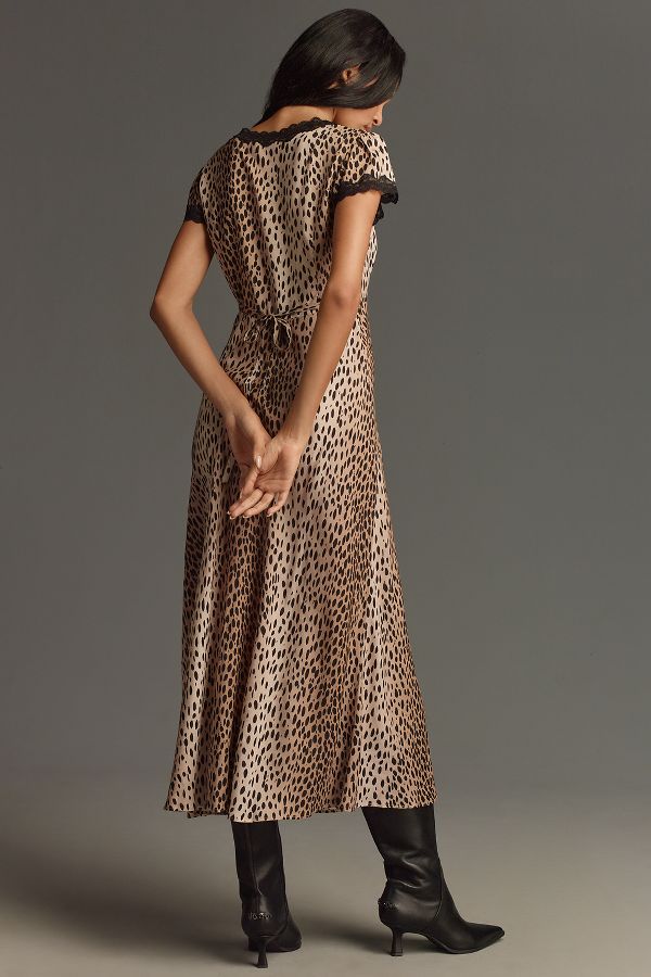 Slide View: 2: RIXO Clarice Midi Dress