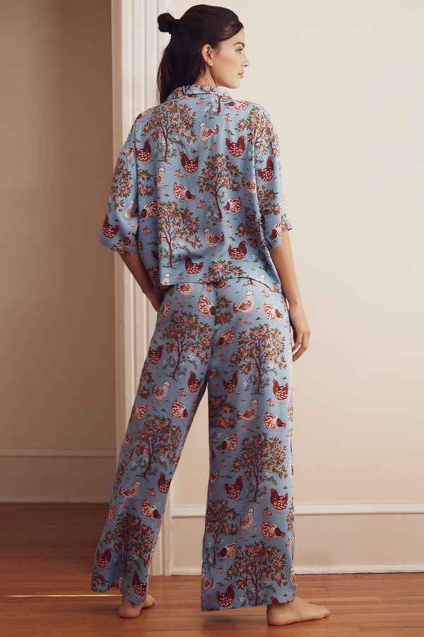 Slide View: 4: Printfresh Hen House Pajama Set