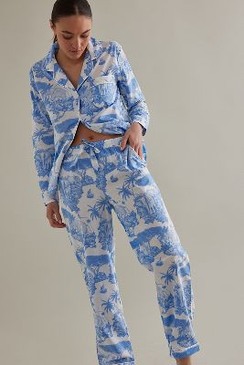 Desmond & Dempsey Loxodonta Pyjama Set