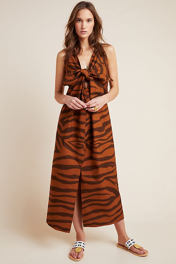 Slide View: 1: Mara Hoffman Tiger Cover-Up Dress