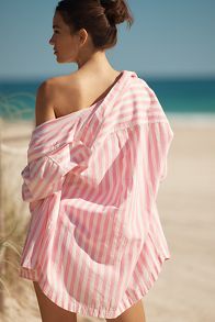 Slide View: 2: Beach Riot Cassidy Cotton Buttondown Shirt