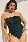 Thumbnail View 4: By Anthropologie Suzanna Strapless Bow One-Piece Swimsuit