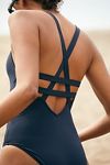 Thumbnail View 3: Seafolly Active Deep V One-Piece Swimsuit