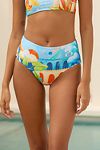 Thumbnail View 2: Seafolly Aquarius High-Waisted Bikini Bottoms